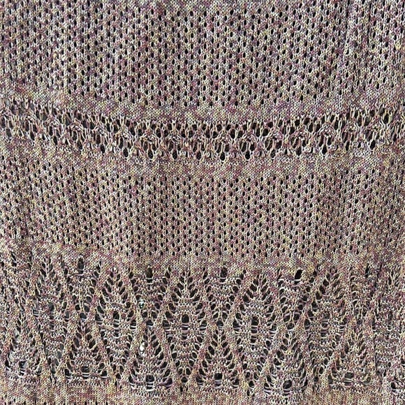 Peruvian Connection Pima Cotton Open Knit Light Weight Dress or Swim Coverup XS - Picture 7 of 7